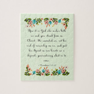 Coole christliche Kunst - 2 Korinther-1:21 - 22 Puzzle