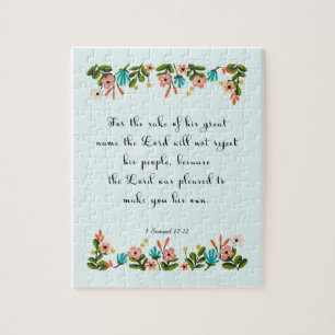 Coole christliche Kunst - Luke-11:13 Puzzle