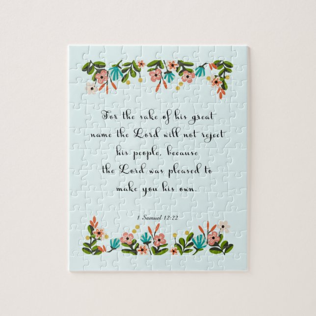 Coole christliche Kunst - Luke-11:13 Puzzle (Vertikal)