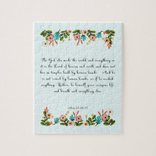 Coole christliche Kunst - Taten-17:24 - 25 Puzzle