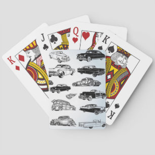 Coole Classic Cars Spielkarten