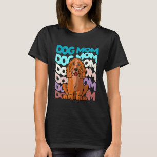 Coole Cocker Spaniel Hundemutter Retro Vintage Hun T-Shirt