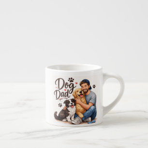 Coole Coffee-Tasse für Hunde-Väter – Lustiges Gesc Espressotasse