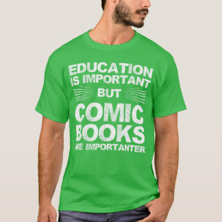 Coole Comic-Book-Kunst für Männer Frauen Comic-Boo T-Shirt