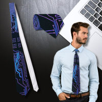 Coole Computerplatine blau
