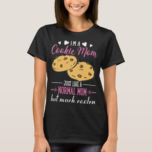 Coole Cookie Baker-Mama T-Shirt (Vorderseite)