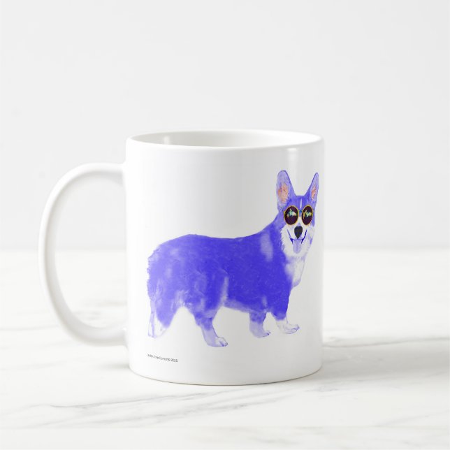 Coole Corgi-Tasse Kaffeetasse (Links)