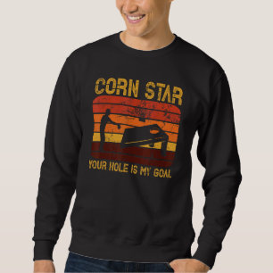 Coole Cornhole Männer Frauen Corn Hole Sack Wurf T Sweatshirt
