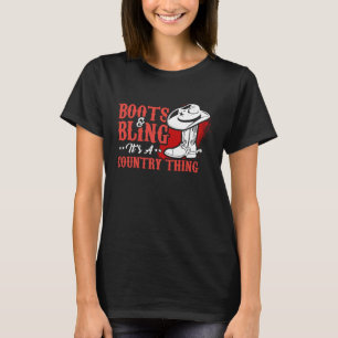Coole Country Music Ranch Outfit für Western Fans T-Shirt