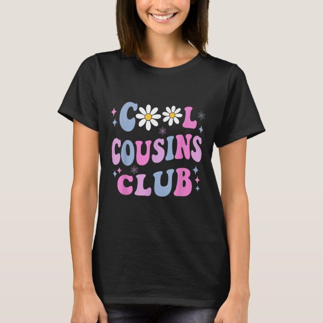 Coole Cousins Club Shirt Boy Girl Cousin Crew Matt (Vorderseite)