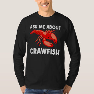 Coole Crawfish Kunst für Männer Hummer Crawdad Bo T-Shirt