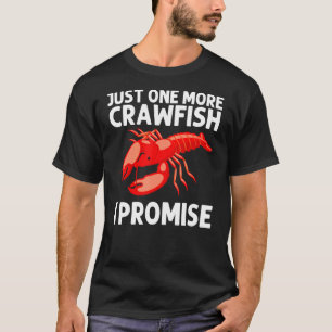 Coole Crawfish Kunst für Männer Hummer Crawdad Bo T-Shirt
