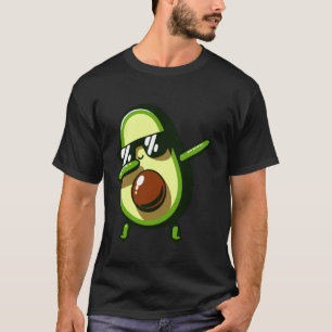 Coole Dabbing Avocado Lustige Vegan Vegetarische F T-Shirt