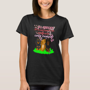 Coole Dackel Dackel Dog Letter Liebe Hunde T-Shirt