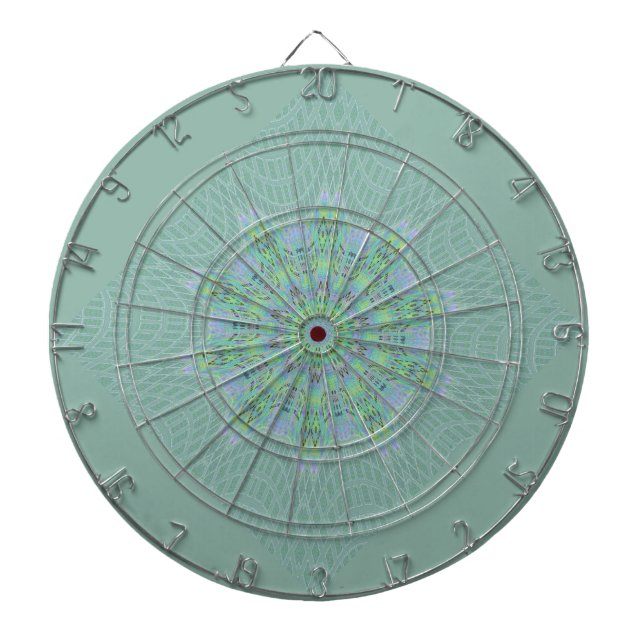 Coole Damast Design Dart Board Dartscheibe (vorne)