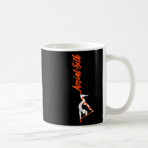 Coole Damen-Aerialseidentänzerin Aerialistin Air Y Kaffeetasse