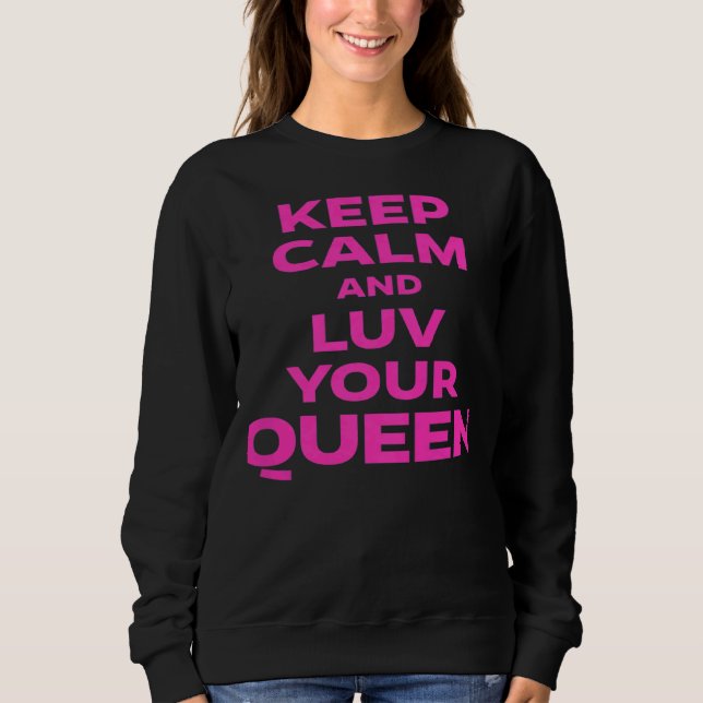 Coole Damen-Statement-Partnerschaft Valentinstag  Sweatshirt (Vorderseite)