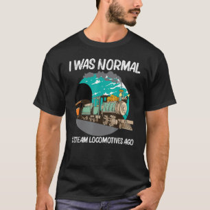 Coole Dampflokomotive für Männer Frauen Eisenbahn T-Shirt