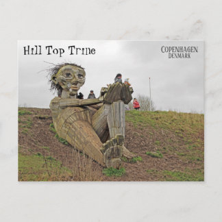 Coole dänische Troll Postkarte! Postkarte