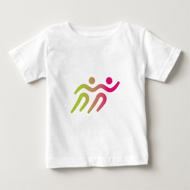 Coole Darstellung Baby T-shirt (Vorderseite)