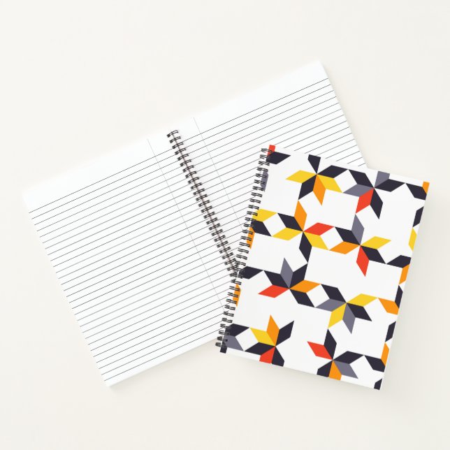 Coole Darstellung in einer spielerischen, farbenfr Notizbuch (Innenseite)