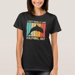 Coole Delphin für Männer Delphine Delphine Beluga  T-Shirt
