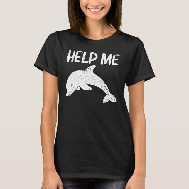 Coole Delphin für Männer Frauen Bottlenose Delphin T-Shirt (Vorderseite)