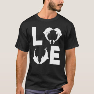 Coole Delphine Liebe Grafische Delphinshow T-Shirt