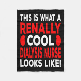 Coole Dialysebehandlung und Dialysetechniker Fleecedecke