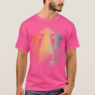 Coole Dinosaurier Kunst für Männer Frauen Ufo Alie T-Shirt