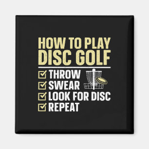 Coole Disc-Golf-Kunst für Männer Frauen Kinder Gol Magnet