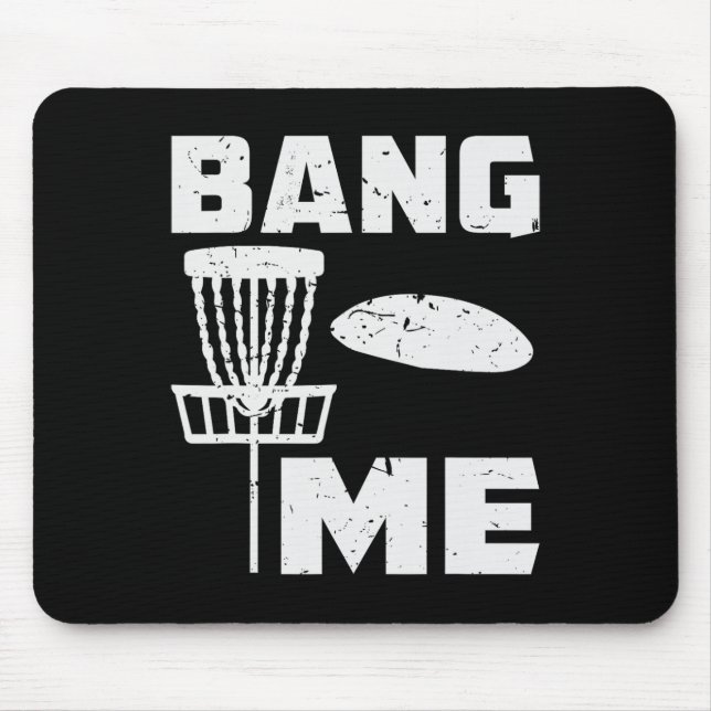 Coole Disc-Golf-Shirts Ng Me Lustiges Disc-Golf-Gi Mousepad (Vorne)