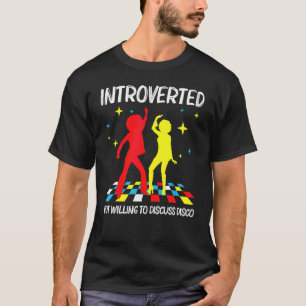 Coole Disco Für Männer Frauen 70er 80er Nachtclub T-Shirt
