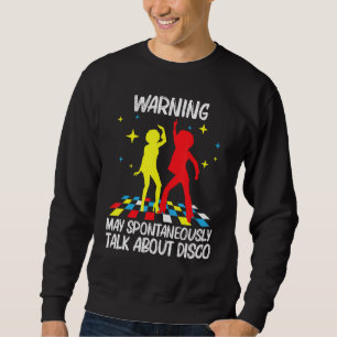 Coole Disco-Musik für Männer Frauen 70er 80er Nach Sweatshirt