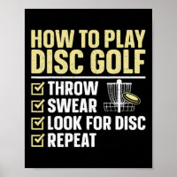 Coole Disk Golf Art für Damen Kinder Golfer Disc