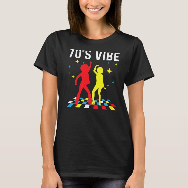 Coole Disko für Men Women 70er 80er Disco Music D T-Shirt (Vorderseite)