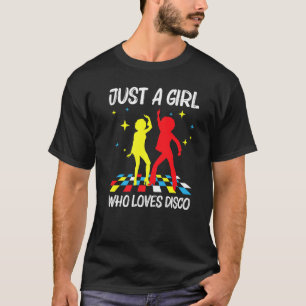Coole Diskothek für Girls Kind 70er 80er Nightclub T-Shirt