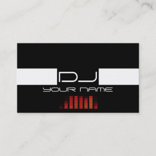 Coole DJ Business Card Visitenkarte