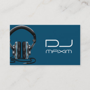 Coole DJ Music Business Card Visitenkarte