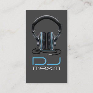 Coole DJ Music Business Card Visitenkarte