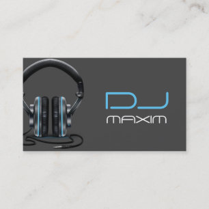 Coole DJ Music Business Card Visitenkarte