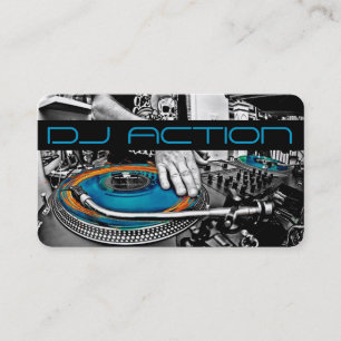 Coole DJ-Musikclub-Unterhaltung Visitenkarte