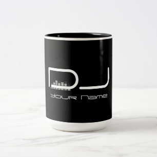 Coole DJ-Tasse Zweifarbige Tasse