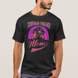 Coole Doberman Mama für Frauen Mädchen Mutter Dobe T-Shirt