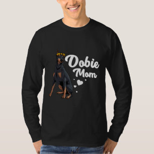 Coole Doberman Mama für Frauen Mädchen Mutter Dobe T-Shirt
