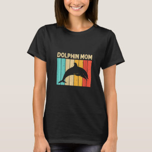 Coole Dolphin für die Mama Mutter Delphine Beluga T-Shirt