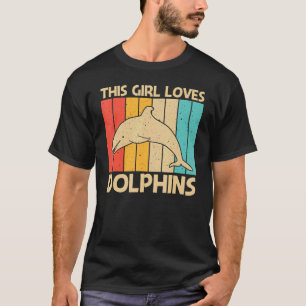 Coole Dolphin für Mädchen Mama Ozean T-Shirt