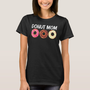 Coole Donut-Kunst für Mama Sugar Glazed Schokolade T-Shirt