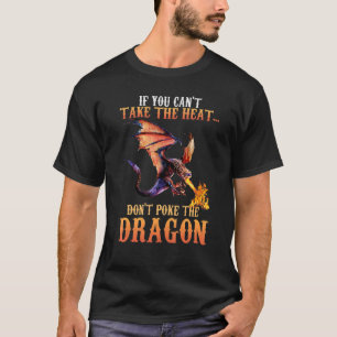 Coole Drachenflamme als flatternde mythische Kreat T-Shirt