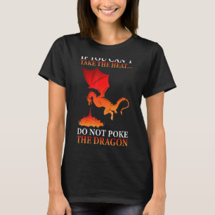 Coole Drachenflamme als flatternde mythische Kreat T-Shirt